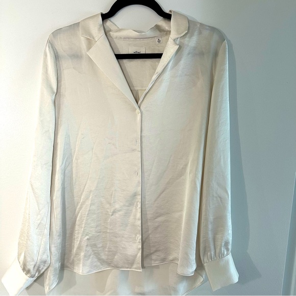 Aritzia Wilfred long sleeve blouse - Picture 1 of 2